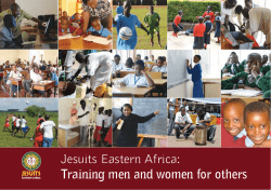 Jesuits Eastern Africa: Training men and women for others