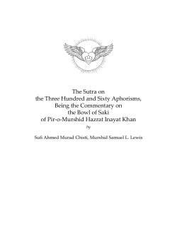 The Sutra on the Three Hundred and Sixty Aphorisms, Being the