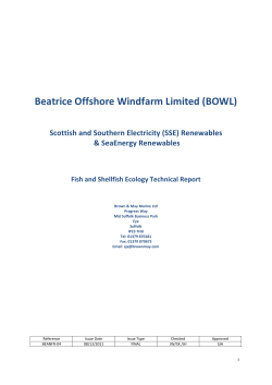 Annex 11A - Fish and Shellfish Ecology Technical Report