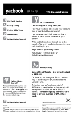 I am waiting for a story from you &hellip; How have you been able to use