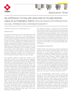 An Approach to Failure Analysis of PC/ABS REsins used in