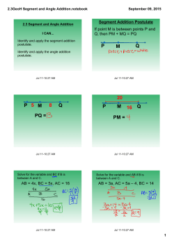 2.3GeoH Segment and Angle Addition.notebook