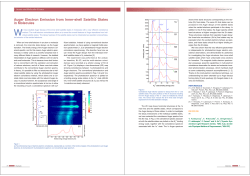 Auger Electron Emission from Inner-shell Satellite States in Molecules