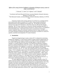 1 Effects of low energy electron irradiation on formation of nitrogen