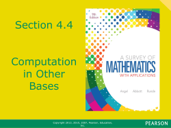 Section 4.4 Computation in Other Bases