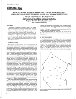 Climatology - National Weather Association