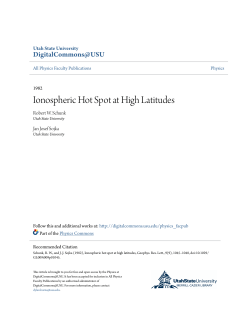 Ionospheric Hot Spot at High Latitudes