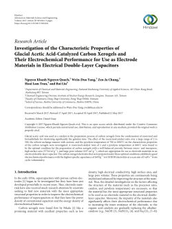 Tittle: Investigation of the characteristic properties of