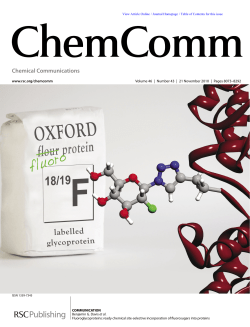 Chem. Commun. 2010, 46, 8142&ndash;8144
