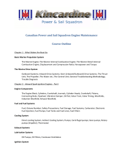 Engine Maintenance Course Outline