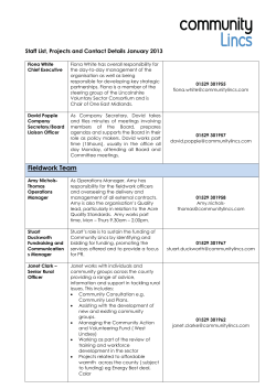 Staff Pictures - Community Lincs