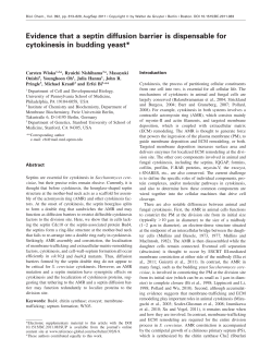 Evidence that a septin diffusion barrier is dispensable for cytokinesis