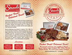 At Stroud`s Barbeque, our meats are hickory smoked