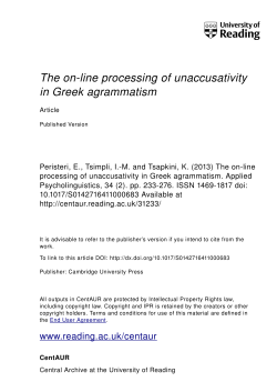 Text - Reading`s CentAUR