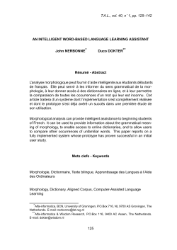 An Intelligent Word-Based Language Learning Assistant