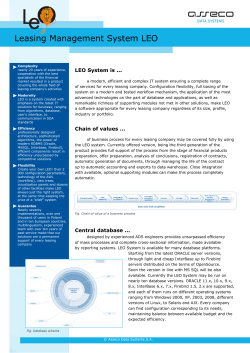 Leasing Management System LEO