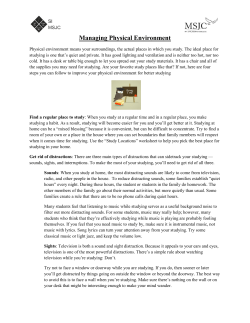 Managing Physical Environment