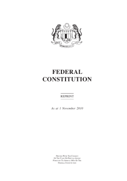 FEDERAL CONSTITUTION