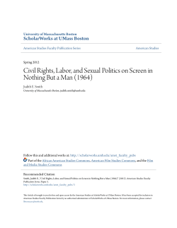 Civil Rights, Labor, and Sexual Politics on Screen