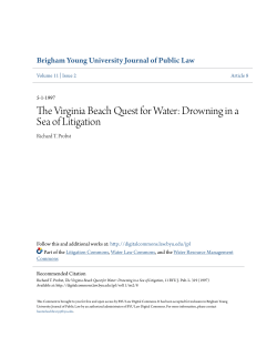 The Virginia Beach Quest for Water