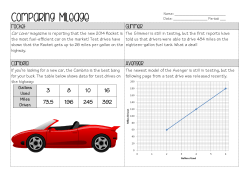 Comparing Mileage