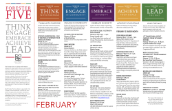 February Forester Five Calendar