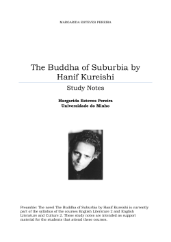 The Buddha of Suburbia by Hanif Kureishi