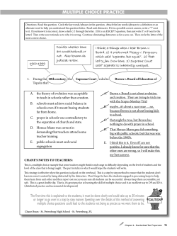 multiple choice practice