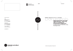 School performance and value- added indicators