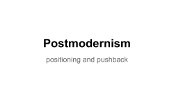 Postmodernism