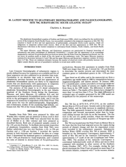 10. Latest Miocene to Quaternary Biostratigraphy and