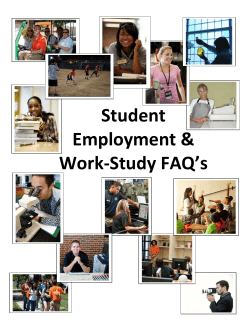 Student Employment FAQ`s - University of the Pacific