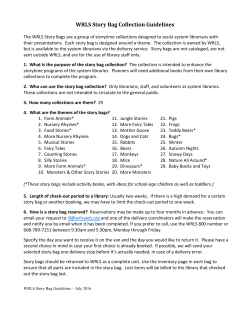 Story Bag Guidelines