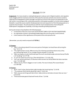 Macbeth 2.3-2.4