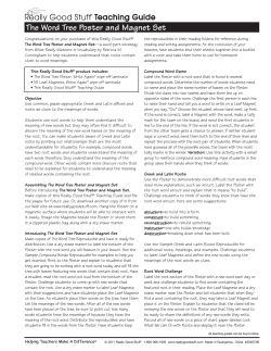 The Word Tree Poster and Magnet Set