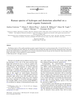 Raman spectra of hydrogen and deuterium adsorbed