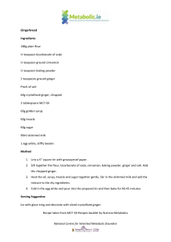 Gingerbread - Metabolic.ie