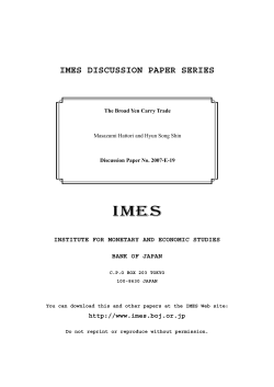 The Broad Yen Carry Trade