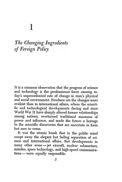 The Changing Ingredients of Foreign Policy