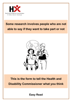 Some research involves people who are not able to say if they want
