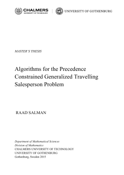 Algorithms for the Precedence Constrained Generalized Travelling
