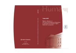 TIINA SEPP Pilgrims` reflections on the Camino de