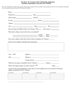 7KH +HQU\ 0 1HXPDQQ 3K ` Scholarship Application Chemistry