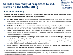 CIPM MRA review: Input from the CCL