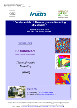 - EPJ Web of Conferences