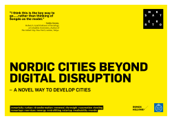 Nordic Cities Beyond Digital Disruption