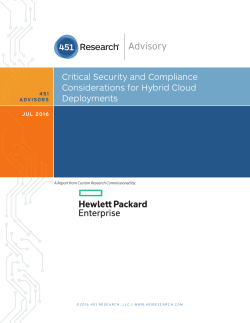 Critical Security and Compliance Considerations for Hybrid Cloud