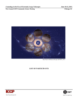 List of Participants - KICP Workshops