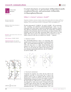 Crystal structures of potassium trifluorido(4