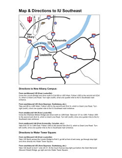 PDF for directions to campus